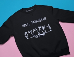 SWEATSHIRT CU PISICI EW PEOPLE 2