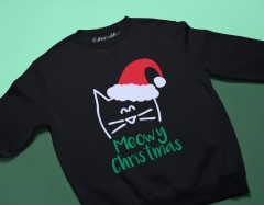 SWEATSHIRT NEGRU MEOWY CHRISTMAS 2