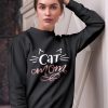 SWEATSHIRT NEGRU PISICI CAT MOM