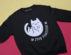 SWEATSHIRT STAY PAWSITIVE 2
