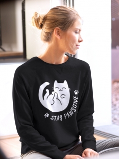 SWEATSHIRT STAY PAWSITIVE