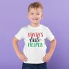 TRICOU COPII CU MESAJ SANTAS LITTLE HELPER