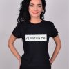 TRICOU VISATOARE GLITTER ALB