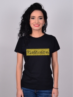 TRICOU VISATOARE GLITTER AURIU