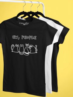 TRICOU NEGRU EW PEOPLE DETALIU 2