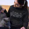 SWEATSHIRT NEGRU UN DEUX TROIS EDITAT