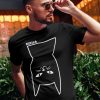 TRICOU BARBATI NEGRU NINJA CAT