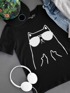 TRICOU NEGRU ZAT BARBATI DETALIU