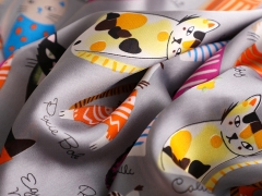 ESARFA CU PISICI GRI 3