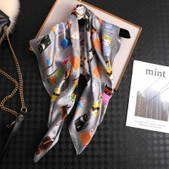 ESARFA CU PISICI GRI 5