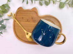 CANA CU PISICA SI FARFURIE BAMBUS BLEUMARIN 2