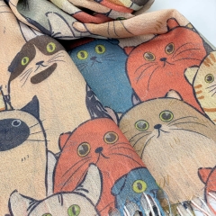 ESARFA CU PISICI MAINE COON 3