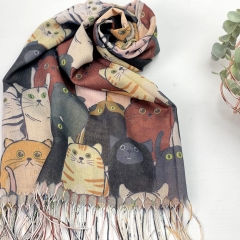 ESARFA CU PISICI NORVEGIAN FOREST CAT 2