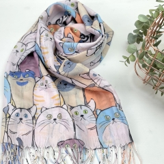 ESARFA CU PISICI RIVER FRESH 2