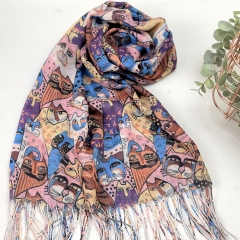 ESARFA CU PISICI SAN FRANCISCO 2