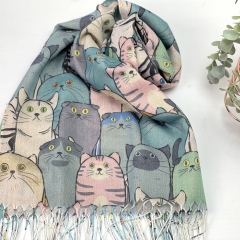 ESARFA CU PISICI SCOTTISH FOLD 2