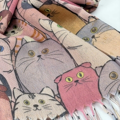 ESARFA CU PISICI SIAMESE 3