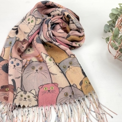 ESARFA CU PISICI SIAMESE 4