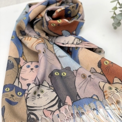 ESARFA CU PISICI SINGAPURA 3