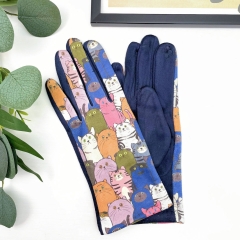 MANUSI BLEUMARIN CU PISICI COLORATE