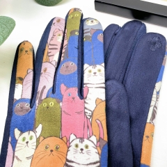 MANUSI BLEUMARIN CU PISICI COLORATE 3