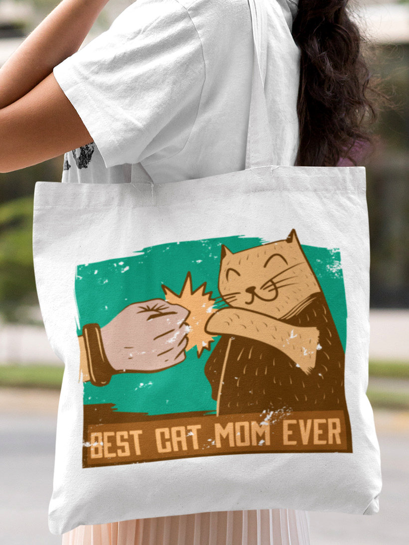 Sacoșă Best Cat Mom