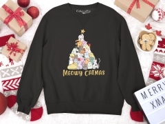 SWEATSHIRT CRACIUN PISICI MEOWY CATMAS 2