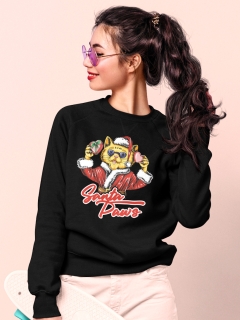 SWEATSHIRT CRACIUN SANTA PAWS