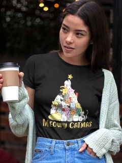 TRICOU CRACIUN PISICI MEOWY CATMAS