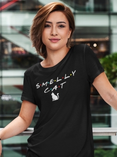 TRICOU SMELLY CAT NEGRU