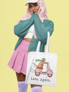 SACOSA CU PISICI LATE AGAIN DETALIU