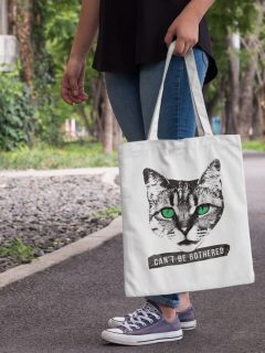 SACOSA PISICA CANT BE BOTHERED DETALIU