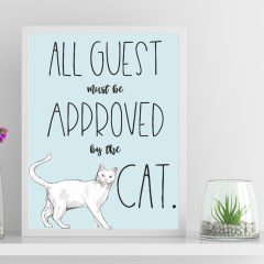 TABLOU CU PISICI CAT APPROVAL