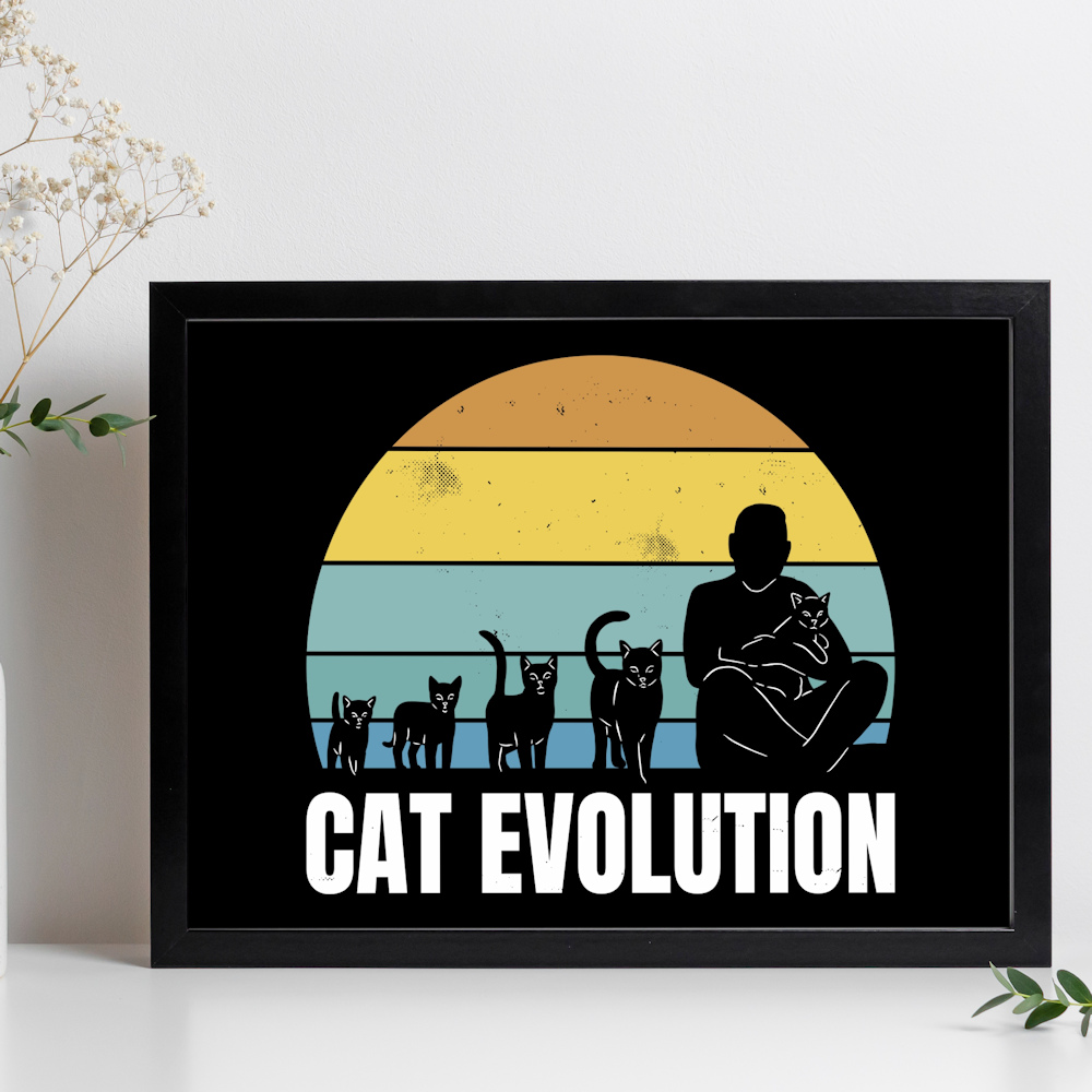 TABLOU CU PISICI CAT EVOLUTION