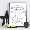 TABLOU CU PISICI VITRUVIAN CAT