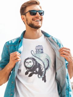 TRICOU ASTRONAUT PISICARIE