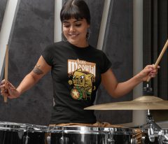 TRICOU DAMA HEAVY MEOWTAL 3