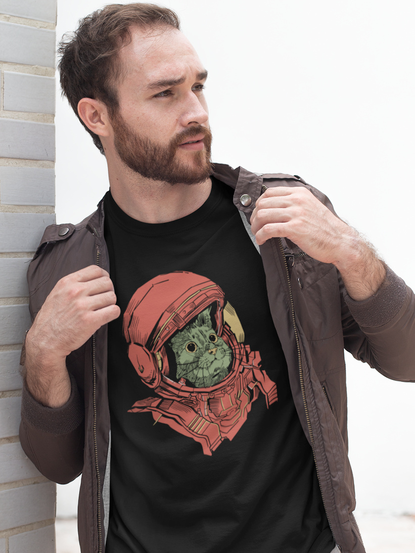 TRICOU PISICA ASTRONAUT