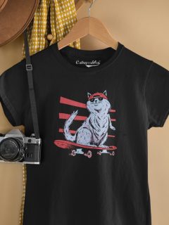 TRICOU PISICA SKATER CAT 2