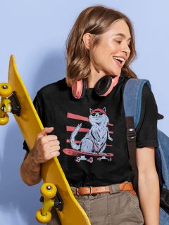 TRICOU PISICA SKATER CAT