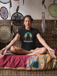 TRICOU PISICA YOGA NAMEOWSTE 3