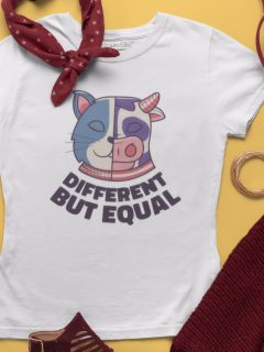 TRICOU VEGAN DIFFERENT BUT EQUAL 2