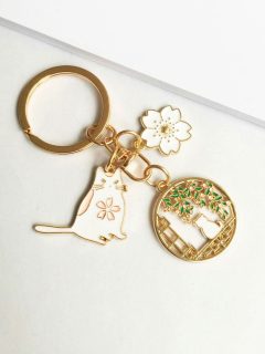 BRELOC PISICA CHERRY BLOSSOM