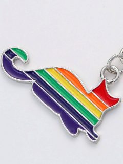 BRELOC PISICA RAINBOW