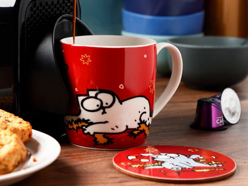 Cană Crăciun Simon's Cat