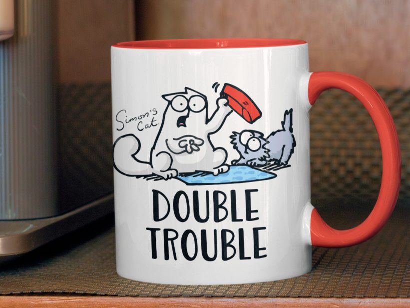 Cană Simon's Cat Double Trouble