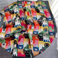 ESARFA CU PISICI NEAGRA