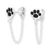 CERCEI CU LANTISOR PAWS Black