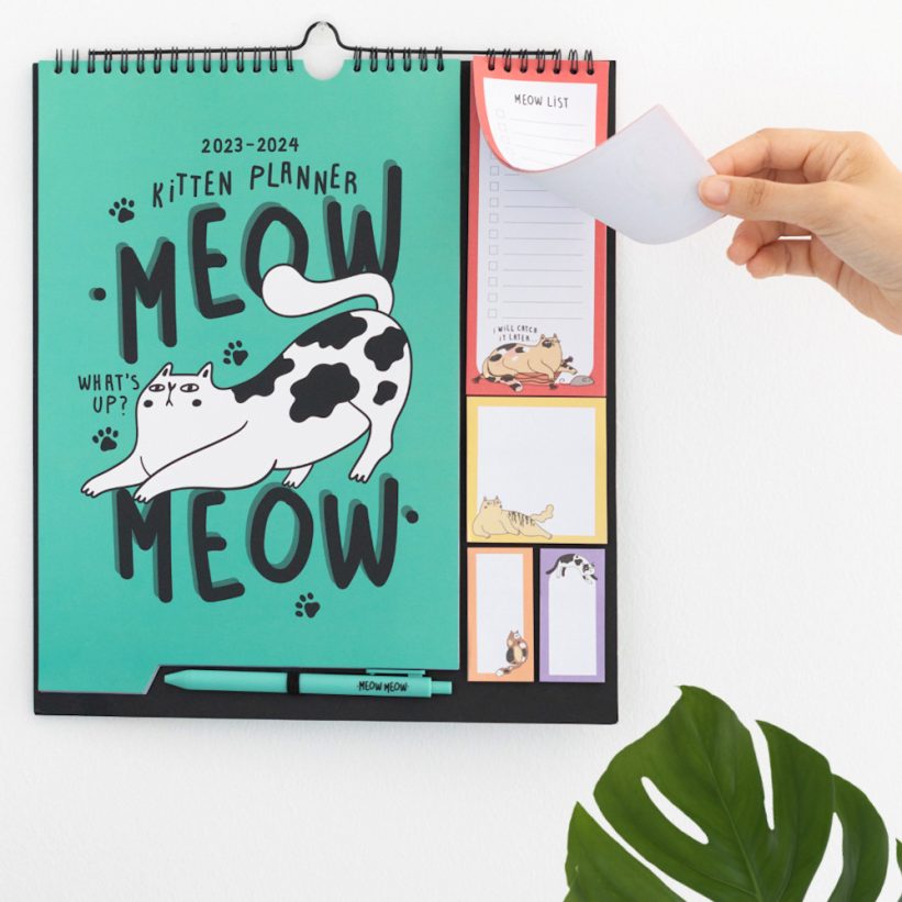 Planner Meow Meow Calendar 2023-2024