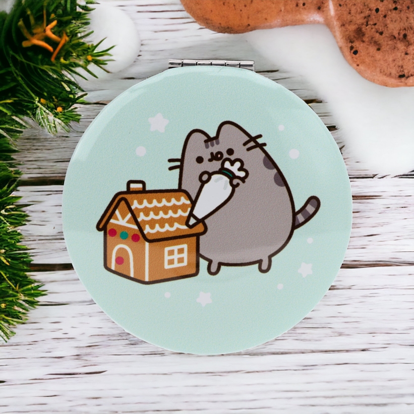 Oglindă de buzunar Pusheen Christmas - Mentă